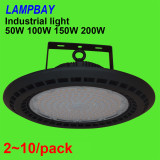 LED High Bay Light 50W 100W 150W 200W UFO Shaped Lamp Workshop Garage Warehouse Stadium Market Industrial Lighting