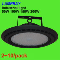 LED High Bay Light 50W 100W 150W 200W UFO Shaped Lamp Workshop Garage Warehouse Stadium Market Industrial Lighting