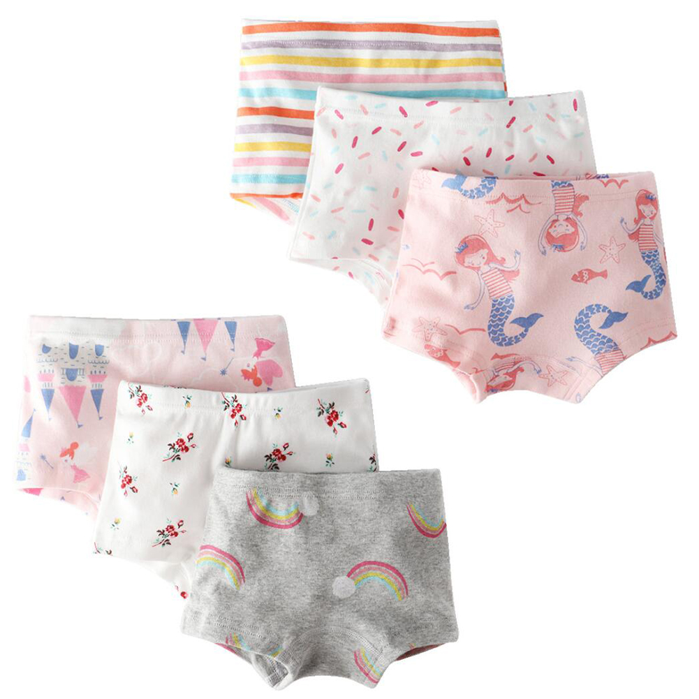 Underwear Closecret Toddler Undies Little Girls Soft Cotton Boyshort