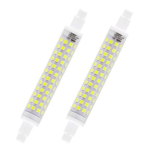 R7S LED Bulb 118mm Dimmable 6000K (Daylight White) 10W (100-Watt Equivalent) 1000lm 2835SMD AC 110V 2-Pack by Rowrun