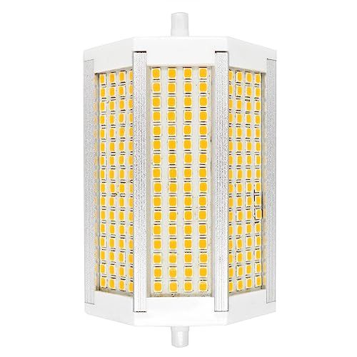 R7S LED Bulb 118MM 50W Warm Light Dimmable 3000K Double Ended J118 4000LM J Type Equivalent 400W Halogen Floor Standing Lamp 200 Degree Wall Security Floor Lamps for Household and Work