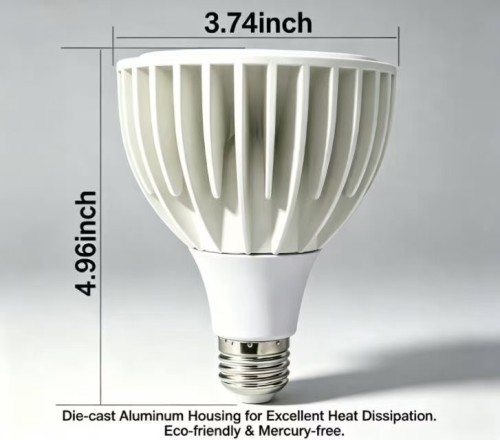 PAR30 LED Flood Light Bulb, 15W 150W Equivalent, 1500 Lumens, Dimmable, 3000K Warm White, Single COB Chip, E26 Base, Premium & Durable, for Outdoor Security & Recessed Lighting 2pack, by Rowrun