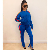 Casual Sports Hooded Pant Set