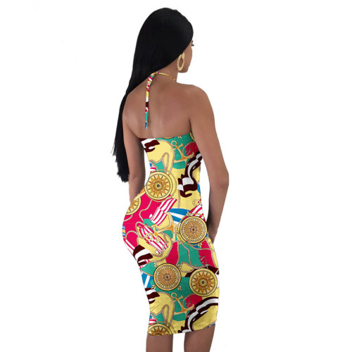 Tetuan African Halter Dress