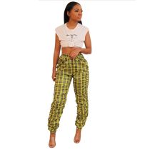Casual Pleated Stacked Trousers