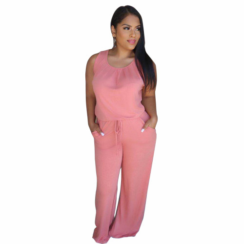 Solid Color Two Piece Loungewear Set