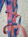 Casual Versatile Tie Dye Bandage Pants