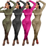 Casual Breathable Mesh Sports Jumpsuit