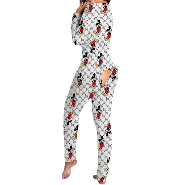 Casual Pattern Printed Home Jumpsuit