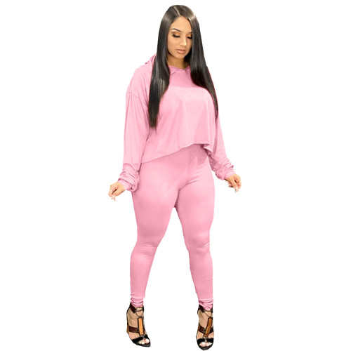 Casual Hoodie Two Piece Set