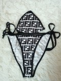 2 Pcs Printed Bikini Swimwear