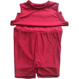 Solid Color Mesh Stitching 2 Pcs Vest Split Shorts Set