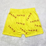 Ladies Shorts Pattern Printed Yoga Shorts