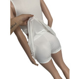 Casual Print Vest Sports Culottes Pants Femme Two Piece Set