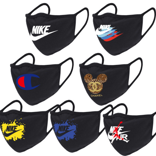 (Non-protection) Brand Print Letter One Piece Face Shield