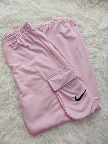 Letter Embroidery Cotton Jogging Trousers