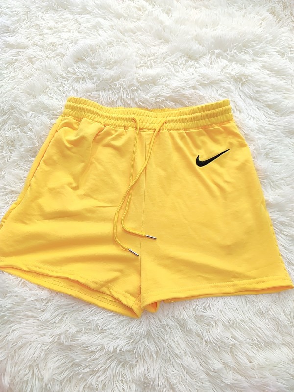 Letter Embroidery Cotton Jogging Shorts