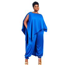 Plus Size Loose Hollow Pant Sets with Pockets