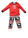 Parent-child Christmas Christmas Printed Pajama Loungewear Set For Boy