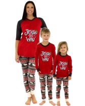 Parent-child Christmas Christmas Printed Pajama Loungewear Set For Boy