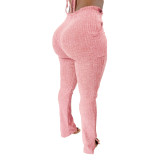 Women 3 Piece Sets Sexy Lingerie Lounge Wear Set Pink Pyjamas Female Nightwear Cardigan Sleepwear
