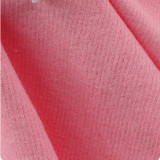 Solid Color Pink Imitation Cotton V Neck Pit knit Mini Dress with Vest