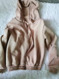 Solid Color Cotton Blended Sports Hooded Sweatshirt Three Piece Set