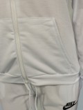 Grey Branded Clothings Embroidery Sportswear Casual Hoodie Pant Set