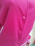 Woolen Fabric Button Double Thread Jacket