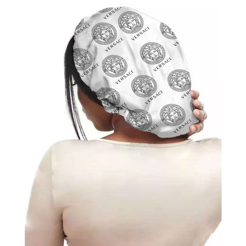 Double Layer Knitted Shower Cap