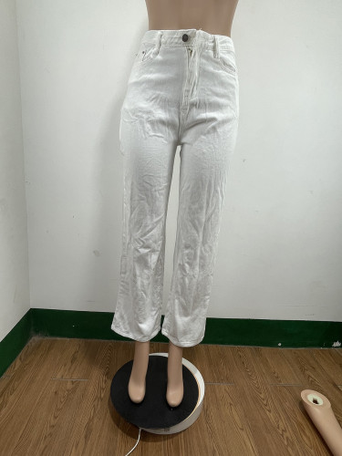 White Fashion Flares Jean