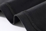 Black Cotton Printed O Neck Short Sleeve T-Shirt