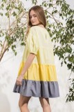 Women's Fashion Casual Street Patchwork Loose Dress