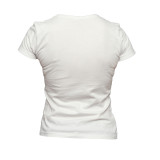 Women's Summer Cotton Shirts Casual Round Neck Short Sleeve Top