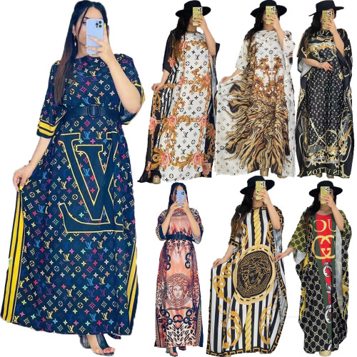 Plus Size Women Abayas Turkey Abaya Dress African Clothing Dubai Islamic Clothing