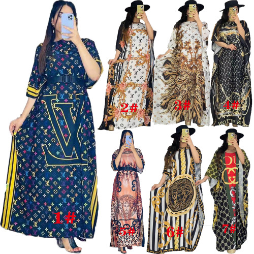 Plus Size Women Abayas Turkey Abaya Dress African Clothing Dubai Islamic Clothing
