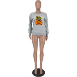 Autumn Pumpkin Costume Witch Halloween Sweatshirt