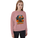 Autumn Cotton Skeleton Pumpkin Zombie Apocalypse Halloween Costume Premium Sweatshirt