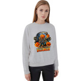 Autumn Cotton Skeleton Pumpkin Zombie Apocalypse Halloween Costume Premium Sweatshirt