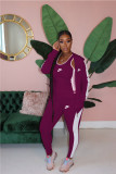 Women's 3 Piece Outfits Tracksuits Jogging Suits Sets Striped Hooded Jacket + Tank Top + Skinny Jogger Pants Sweatsuits