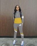 Women's Printed Tracksuit Sets 2 Piece Zipper Up Pullover Sweatshirt Jegging Sets Sweatsuit Jogging Outfits
