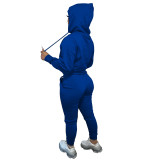 Womens 2 Pieces Joggers Outfits Long Sleeve Hoodie Sweatshirt and Skinny Pants Sports Sets