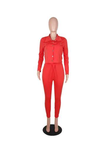 Street Elegant Women's Tracksuit Long Sleeve Shirt Tops and Pants Suit Matching Two 2 Piece Set Outfits Casual Sweatsuit