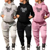 Women Clothing 2 Two Piece SET Fall Tracksuit Long Sleeve Sweatsuit And Pant Sport Sets