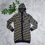 Autumn Winter Casual Knitted Thick Hooded Sweater