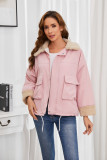 2022 Winter Women's Clothing Padded Jacket Workwear Warm Lamb Fleece Jacket