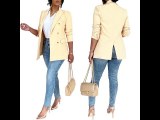 Solid Color Long Sleeve Lapel Inner Casual Wear Outerwear