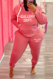 Women Clothing 2 Piece Suits Plus Size Full Sleeve Hooded Jogger Sweatpant Outfit