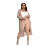 Women Long Sleeve Knitted Cardigans Sweater