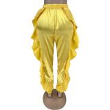 Solid Color Fungus Women's Loong Trousers